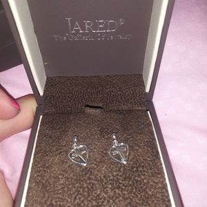 New in box  Heart earrings